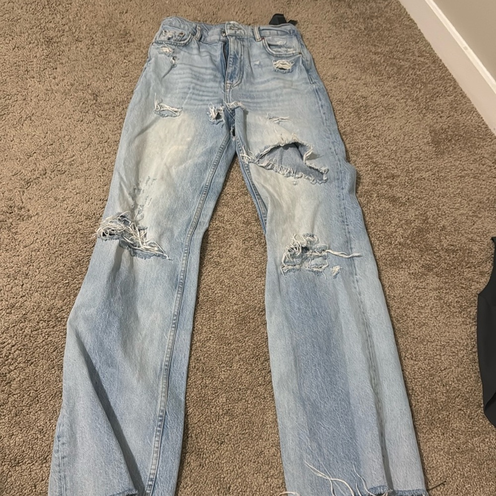 Ripped Zara denim